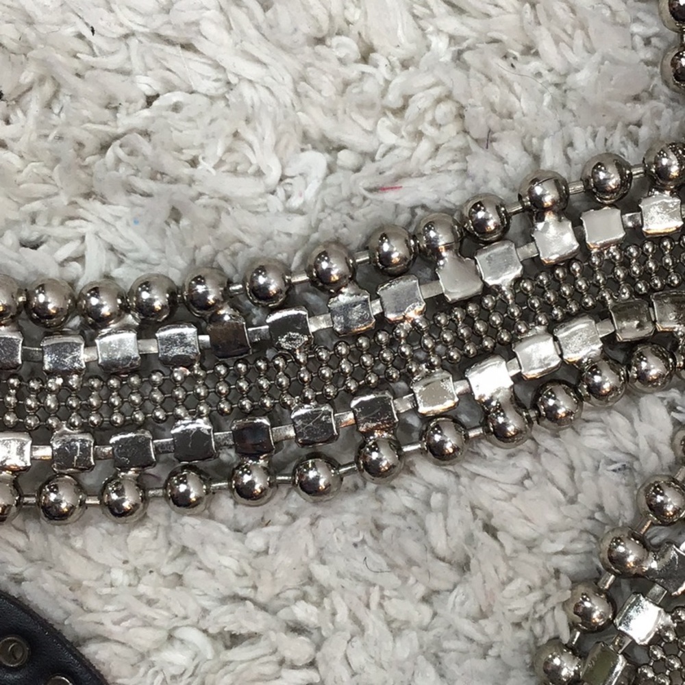 Furla leather and rhinestone western belt M - Picture 9 of 13